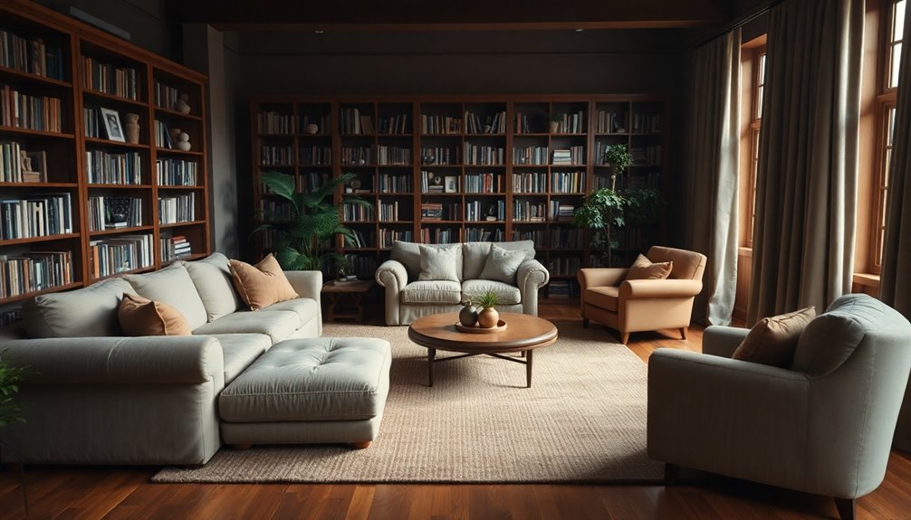 acoustic furniture enhances sound absorption