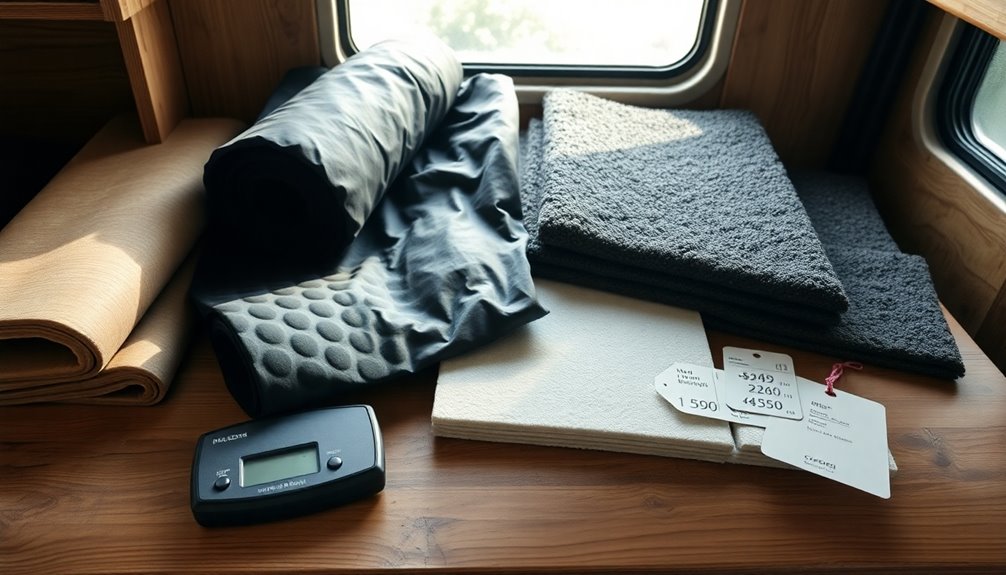 camper van soundproofing costs