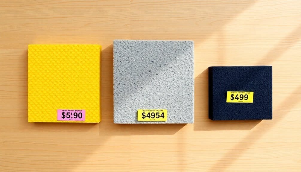 cost comparison of materials