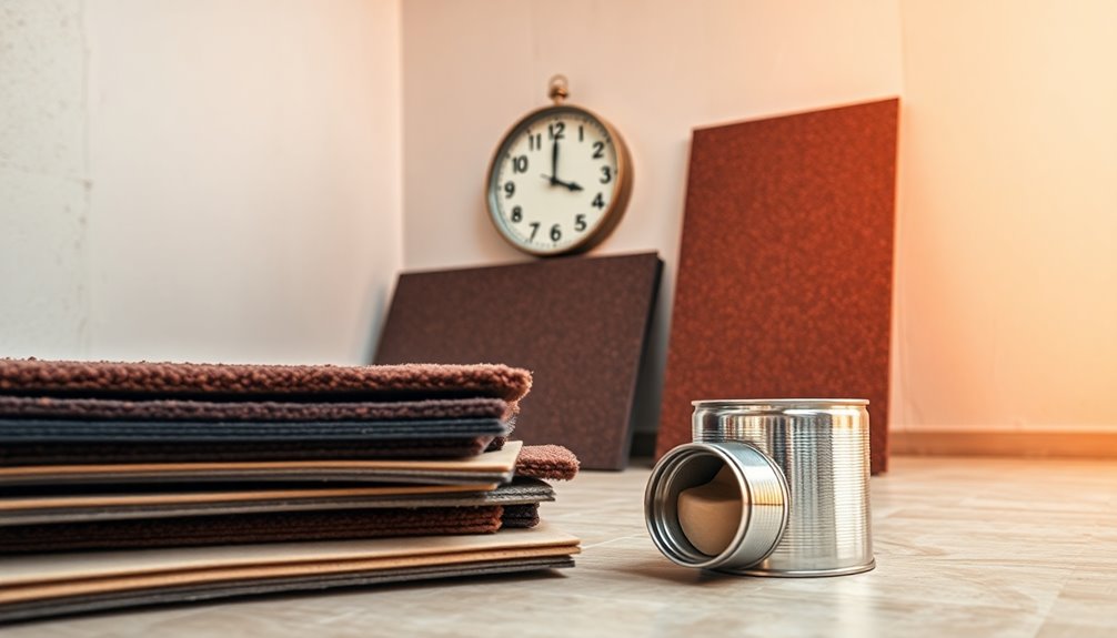 curing times affect soundproofing project