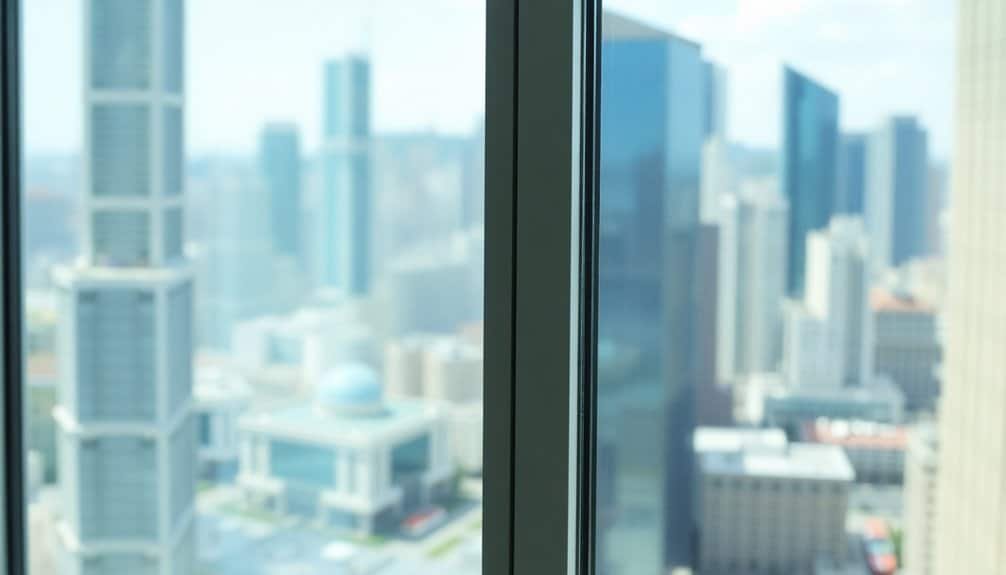 magnetic noise reducing window inserts