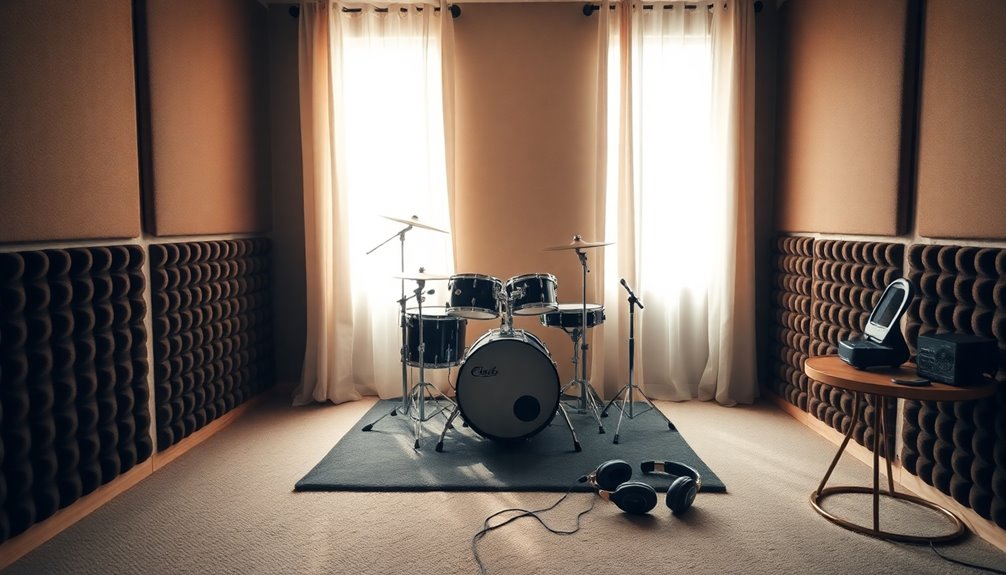 minimize noise during practice