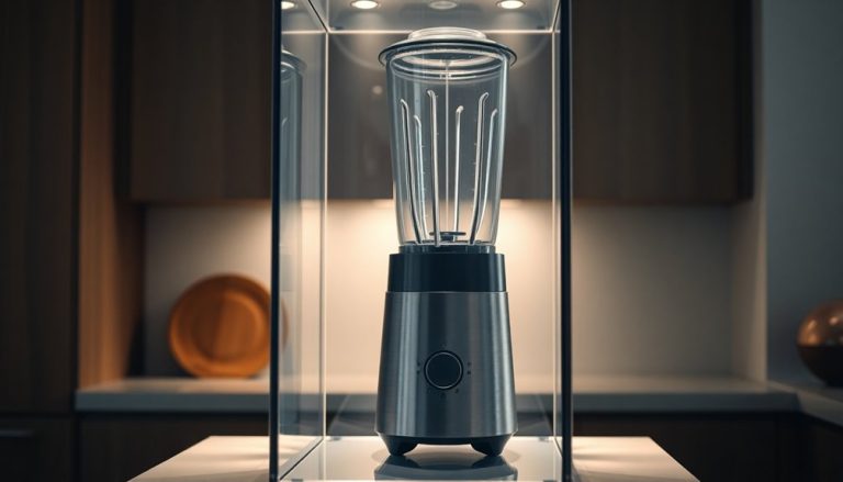 quiet blender with enclosure
