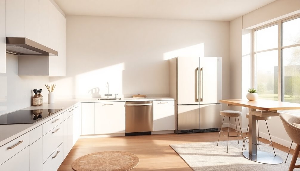 quiet kitchen appliance selection