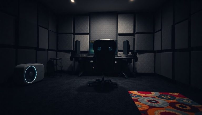 reduce gaming room noise