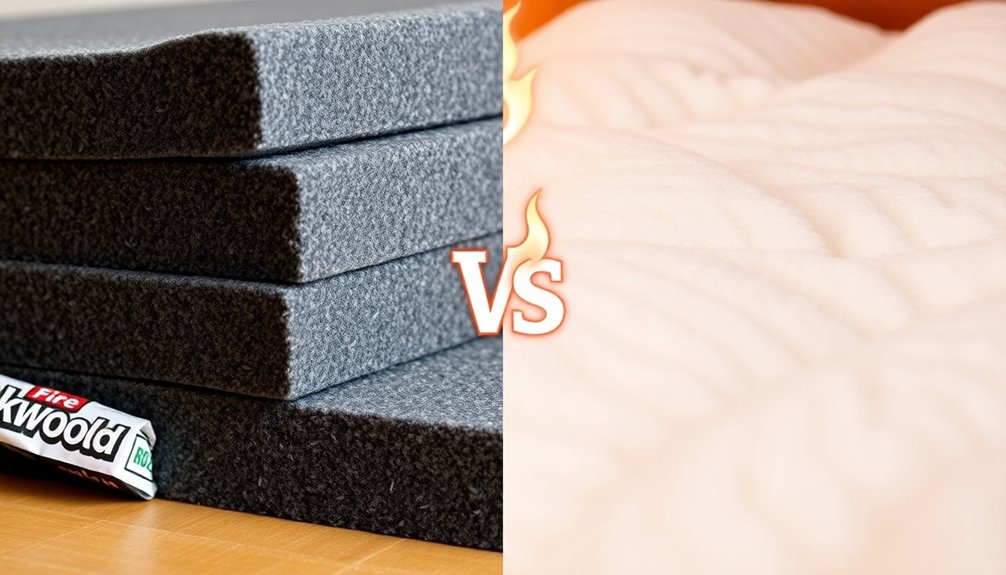 rockwool offers superior fire resistance