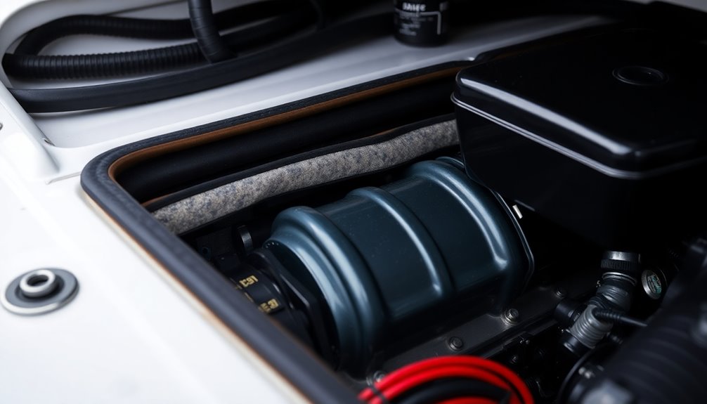 seal gaps for noise reduction