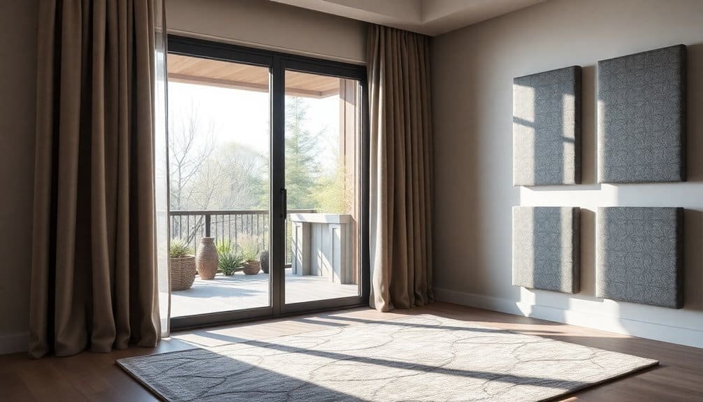 sliding glass door soundproofing