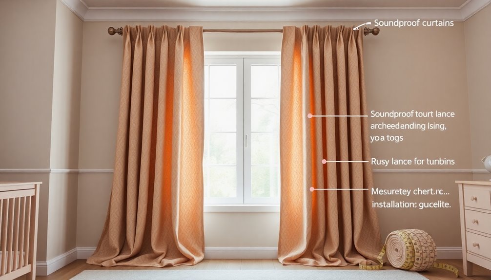 soundproof curtains installation guide