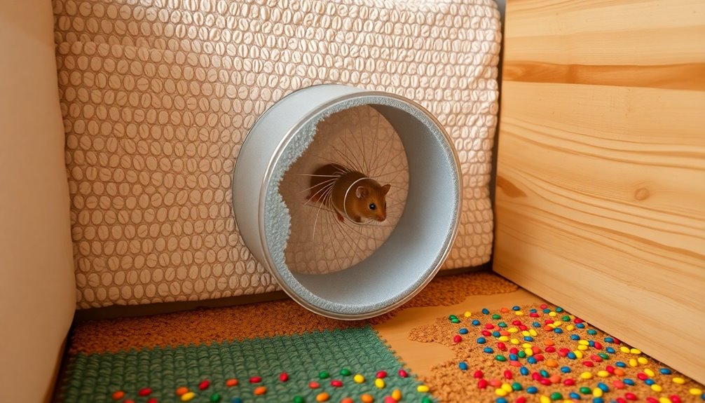 soundproofing hamster cage materials