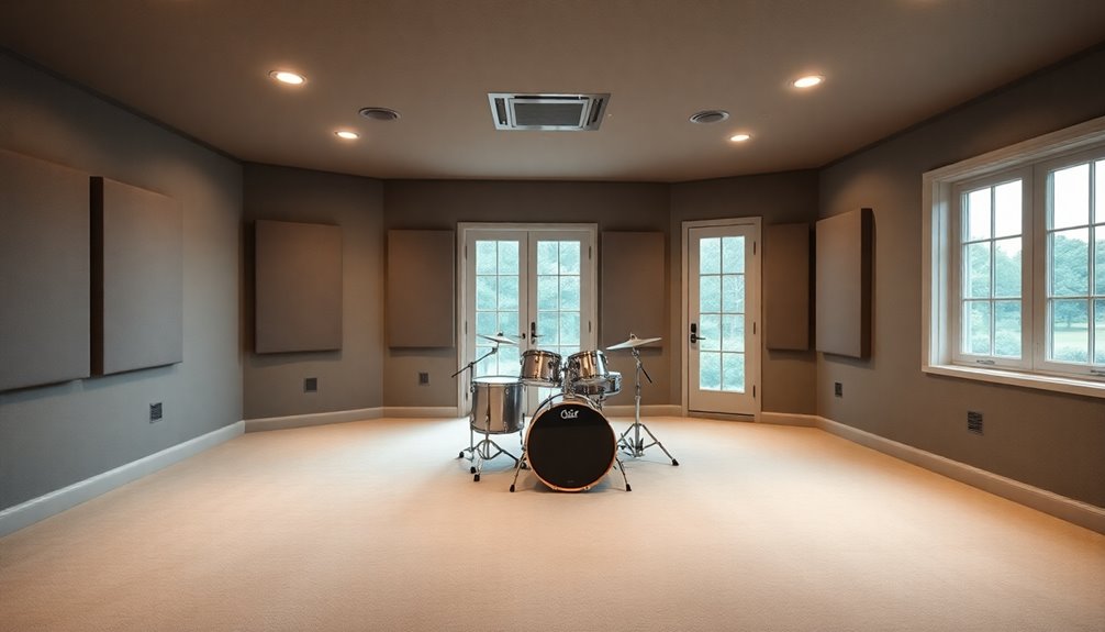 ventilation for comfortable drumming